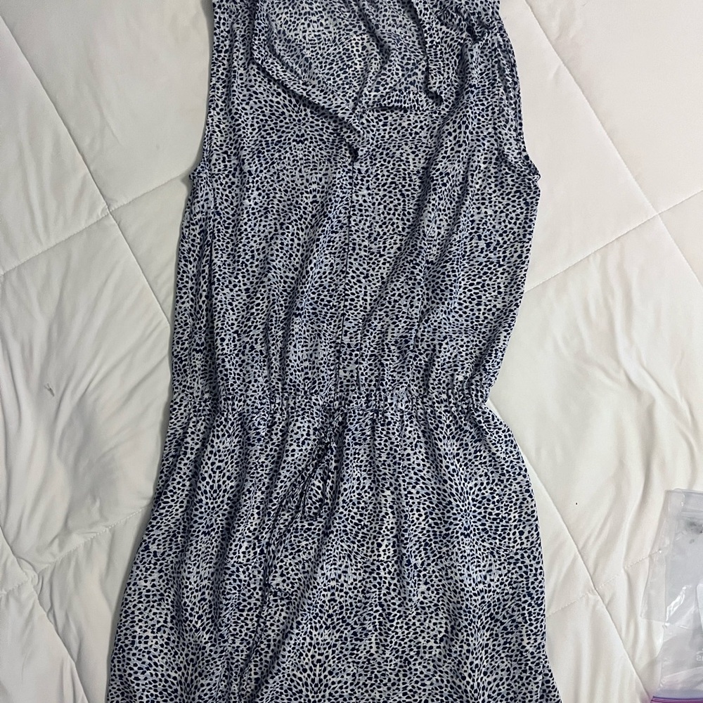 Hilary Radley Black and White Midi Dress